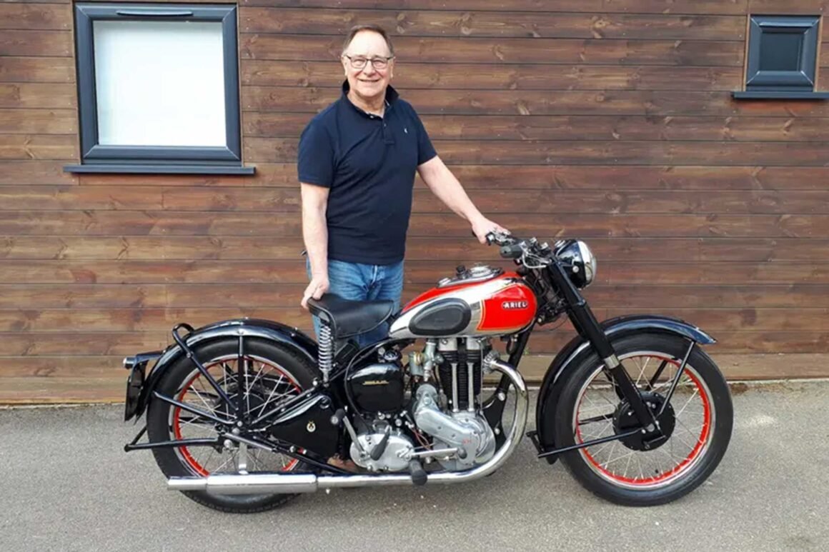 Stephen Betts and his Ariel