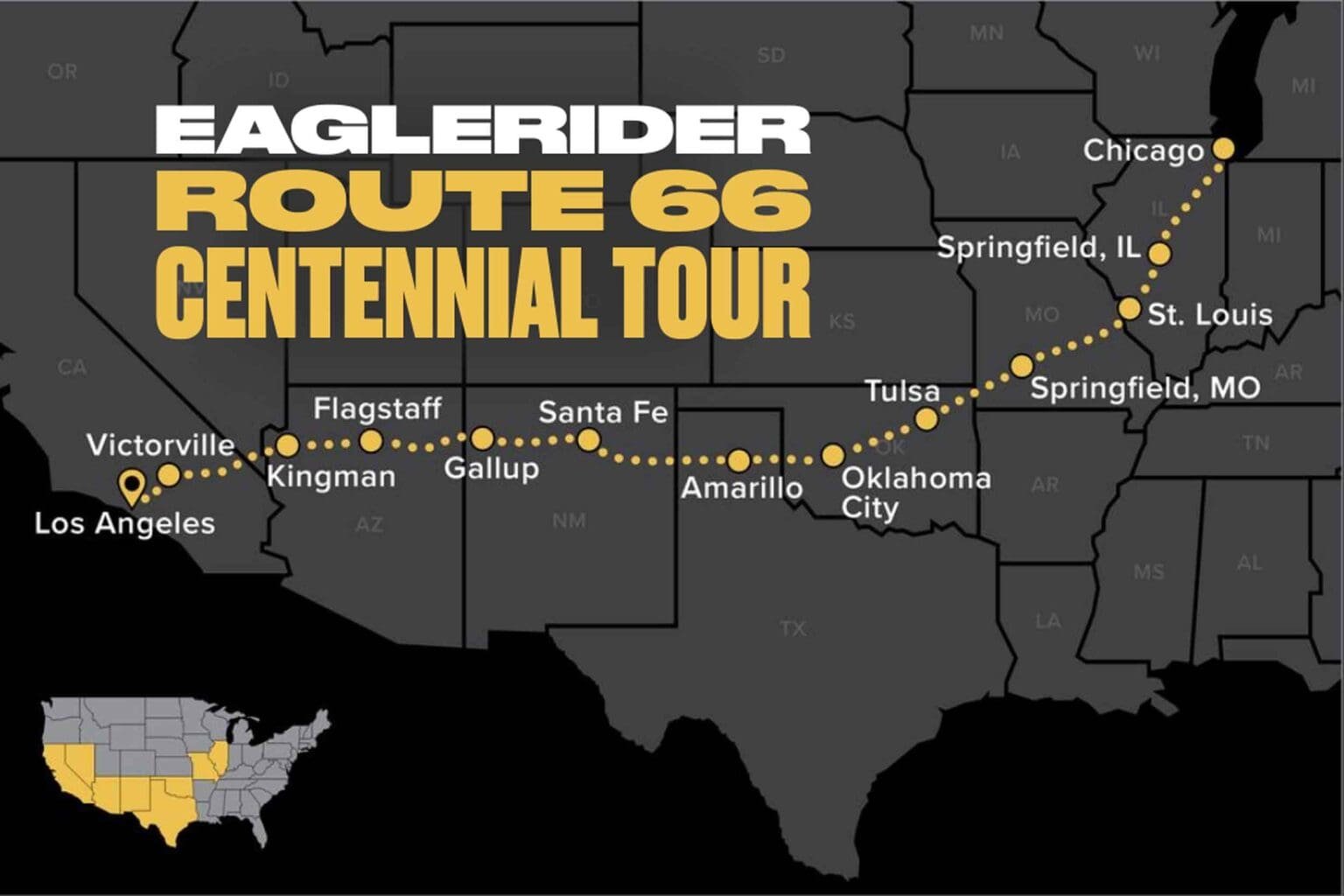 EAGLERIDER_Route-66-Tour-Map