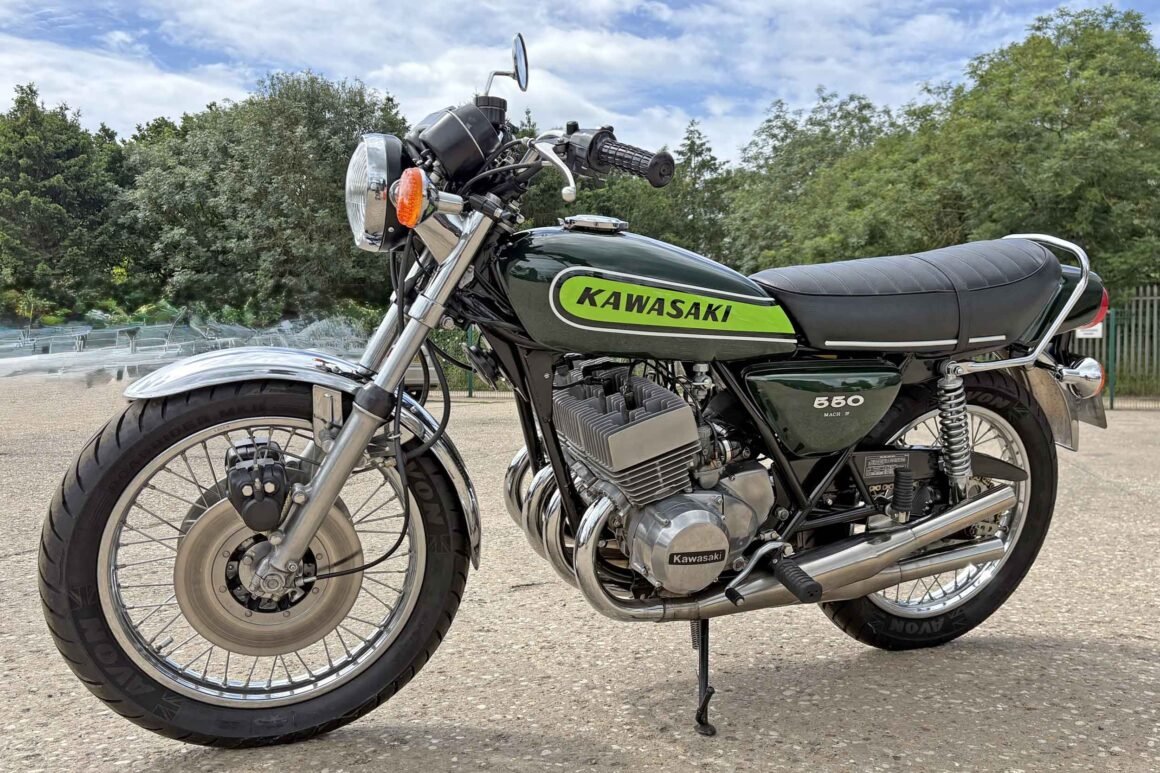 Allen Millyard's 550cc Kawasaki 'four'